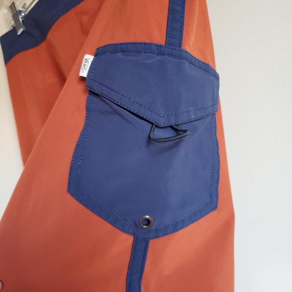 Vans Off the Wall size 30 Swim Trunks - Rust and Navy - Picture 4 of 6